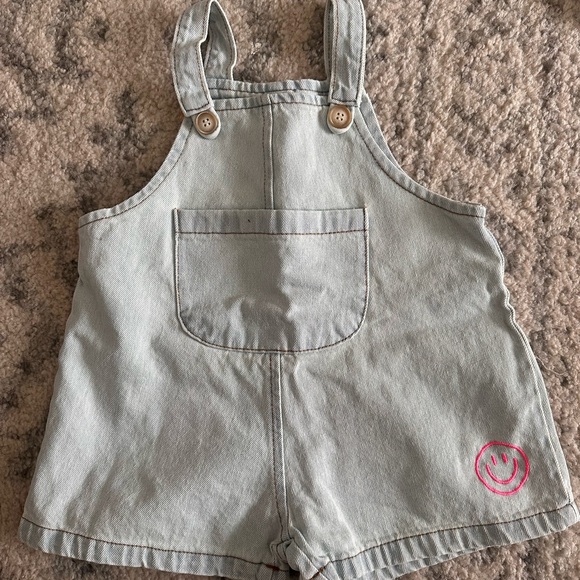 Kids Light Blue Denim Overalls - Picture 1 of 3